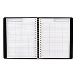 AT-A-GLANCE Undated Four-Person Group Daily Appointment Book, 10 3/4 x 8 1/2, Black View Product Image