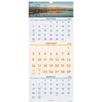 AT-A-GLANCE Scenic Three-Month Wall Calendar, 12 x 27, 2022 View Product Image