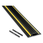 D-Line Medium-Duty Floor Cable Cover, 3.25" Wide x 30 ft Long, Black View Product Image