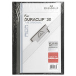 Durable DuraClip Report Cover, 8 9/10 x 11 1/5, Clear, 5/Pack View Product Image