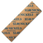 Iconex Tubular Coin Wrappers, Nickels, $2, Pop-Open Wrappers, 1000/Pack View Product Image