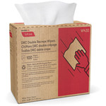 Cascades PRO Tuff-Job Double Recrepe Wipers, 9 3/4 x 16 1/2, White, 100/Box, 8 Box/Carton View Product Image