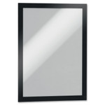 Durable DURAFRAME Sign Holder, 8 1/2 x 11, Black Frame, 2 per Pack View Product Image