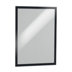 Durable DURAFRAME Sign Holder, 11 x 17, Black Frame, 2/Pack View Product Image