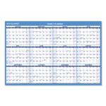 AT-A-GLANCE Horizontal Erasable Wall Planner, 36 x 24, Blue/White RY, Red/White AY, 2021-2022 View Product Image