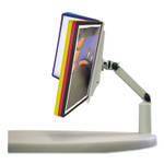 Durable SHERPA Swivel Arm Reference System, 10 Panels, 10 1/2 x 11 x 12 3/4, Gray View Product Image