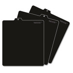 Vaultz A-Z CD File Guides, 1/3-Cut Top Tab, A to Z, 5 x 5.75, Black, 26/Set View Product Image