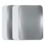 Durable Packaging Flat Board Lids for 2.25 lb Oblong Pans, 500 /Carton View Product Image