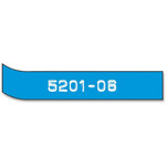 DYMO Self-Adhesive Glossy Labeling Tape for Embossers, 0.37" x 12 ft Roll, Blue View Product Image