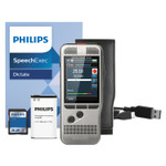 Philips Pocket Memo 7000 Digital Recorder, Slide, 2GB, Silver View Product Image