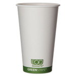 Eco-Products GreenStripe Renewable & Compostable Hot Cups - 16 oz., 50/PK, 20 PK/CT View Product Image