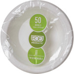 Eco-Products Renewable & Compostable Sugarcane Bowls - 12oz., 50/PK View Product Image