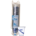 Eco-Products BlueStripe 25% Recycled Content Cold Cups Convenience Pack, 12 oz, 50/Pk View Product Image