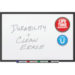 Quartet Classic Porcelain Magnetic Whiteboard, 48 x 36, Black Aluminum Frame View Product Image