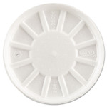 Dart Vented Foam Lids, Fits 6-32oz Cups, White, 500/Carton View Product Image
