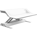 Fellowes Lotus Sit-Stand Workstation, 32.75w x 24.25d x 5.5 to 22.5h, White View Product Image