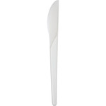 Eco-Products Plantware Compostable Cutlery, Knife, 6", Pearl White, 50/Pack, 20 Pack/Carton View Product Image