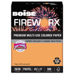 OLD - Boise FIREWORX Premium Multi-Use Colored Paper, 20lb, 8.5 x 11, Pumpkin Glow, 500/Ream View Product Image