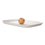 Eco-Products Regalia Renewable and Compostable Sugarcane Tray, 13 x 17, White, 100/Carton View Product Image