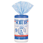 SCRUBS Hand Cleaner Towels, 10 x 12, Blue/White, 30/Canister ITW42230 View Product Image