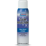 Dymon Clear Reflections Mirror & Glass Cleaner, 20 oz, Aerosol, 12/Carton View Product Image