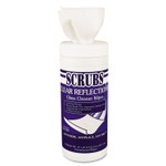 SCRUBS CLEAR REFLECTIONS Glass/Surface Wipes, 6 x 8, 50/Canister, 6 Cans/Carton View Product Image