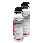 Innovera Compressed Air Duster Cleaner, 10 oz Can, 2/Pack View Product Image