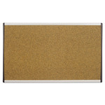 Quartet ARC Frame Cork Cubicle Board, 14 x 24, Tan, Aluminum Frame View Product Image