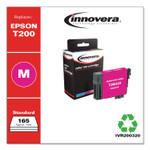 Innovera Remanufactured Magenta Ink, Replacement for Epson T200 (T200320), 165 Page-Yield View Product Image