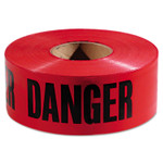 Empire Danger Barricade Tape, 3" x 1000 ft, Red/Black, 8 Rolls/Carton View Product Image