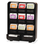 Mind Reader Baggy Nine-Drawer Tea Bag and Accessory Holder, Black, 10.24 x 4.33 x 13.11 View Product Image