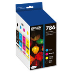 Epson T786120BCS (786) DURABrite Ultra Ink, Black/Cyan/Magenta/Yellow View Product Image