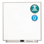 Quartet Matrix Magnetic Boards, Painted Steel, 23 x 23, White, Aluminum Frame View Product Image