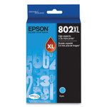 Epson T802XL220S (802XL) DURABrite Ultra High-Yield Ink, 1900 Page-Yield, Cyan View Product Image