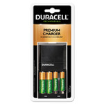 Duracell ION SPEED 4000 Hi-Performance Charger, Includes 2 AA and 2 AAA NiMH Batteries View Product Image