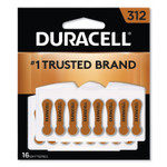 Duracell Hearing Aid Battery, #312, 16/Pack View Product Image