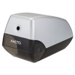 X-ACTO Helix Office Electric Pencil Sharpener, AC-Powered, 3" x 6.5" x 4.5", Silver/Black View Product Image