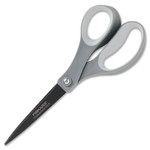 Fiskars Performance Non-Stick Titanium Softgrip Scissors, 8" Long, 3.1" Cut Length, Gray Offset Handle View Product Image