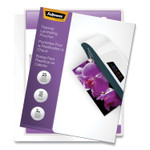 Fellowes ImageLast Laminating Pouches with UV Protection, 3 mil, 9" x 11.5", Clear, 25/Pack View Product Image