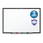 Quartet Classic Series Total Erase Dry Erase Board, 24 x 18, White Surface, Black Frame View Product Image