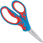 Fiskars Kids/Student Softgrip Scissors, Pointed Tip, 5" Long, 1.75" Cut Length, Assorted Straight Handles View Product Image