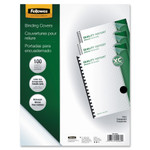 Fellowes Crystals Presentation Covers with Square Corners, 11 x 8 1/2, Clear, 100/Pack View Product Image