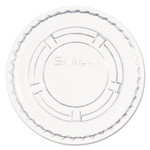 Dart Portion/Souffl Cup Lids, Fits 0.5-1 oz Cups, PET, Clear, 2,500/Carton View Product Image