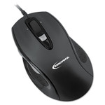 Innovera Full-Size Wired Optical Mouse, USB 2.0, Right Hand Use, Black View Product Image