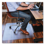 ES Robbins Sit or Stand Mat for Carpet or Hard Floors, 36 x 53 with Lip, Clear/Black View Product Image