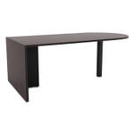 Alera Valencia Series D-Top Desk, 71" x 35.5" x 29.63", Espresso View Product Image