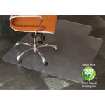 ES Robbins Natural Origins Chair Mat with Lip For Hard Floors, 36 x 48, Clear View Product Image