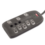 Innovera Surge Protector, 8 Outlets, 6 ft Cord, 2160 Joules, Black View Product Image