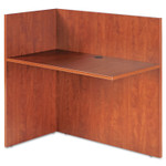 Alera Valencia Reversible Reception Return, 44 1/8w x 23 5/8d x 41 1/2h, Medium Cherry View Product Image