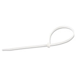 GB Cable Ties, 11", 75 lb, White, 100/Pack View Product Image